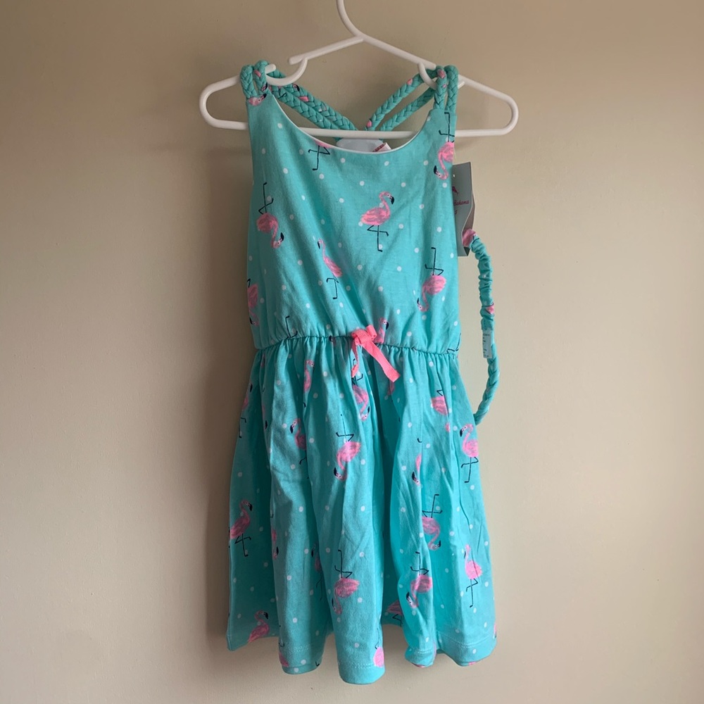 Tommy Bahama Flamingo Cinch Waist Dress